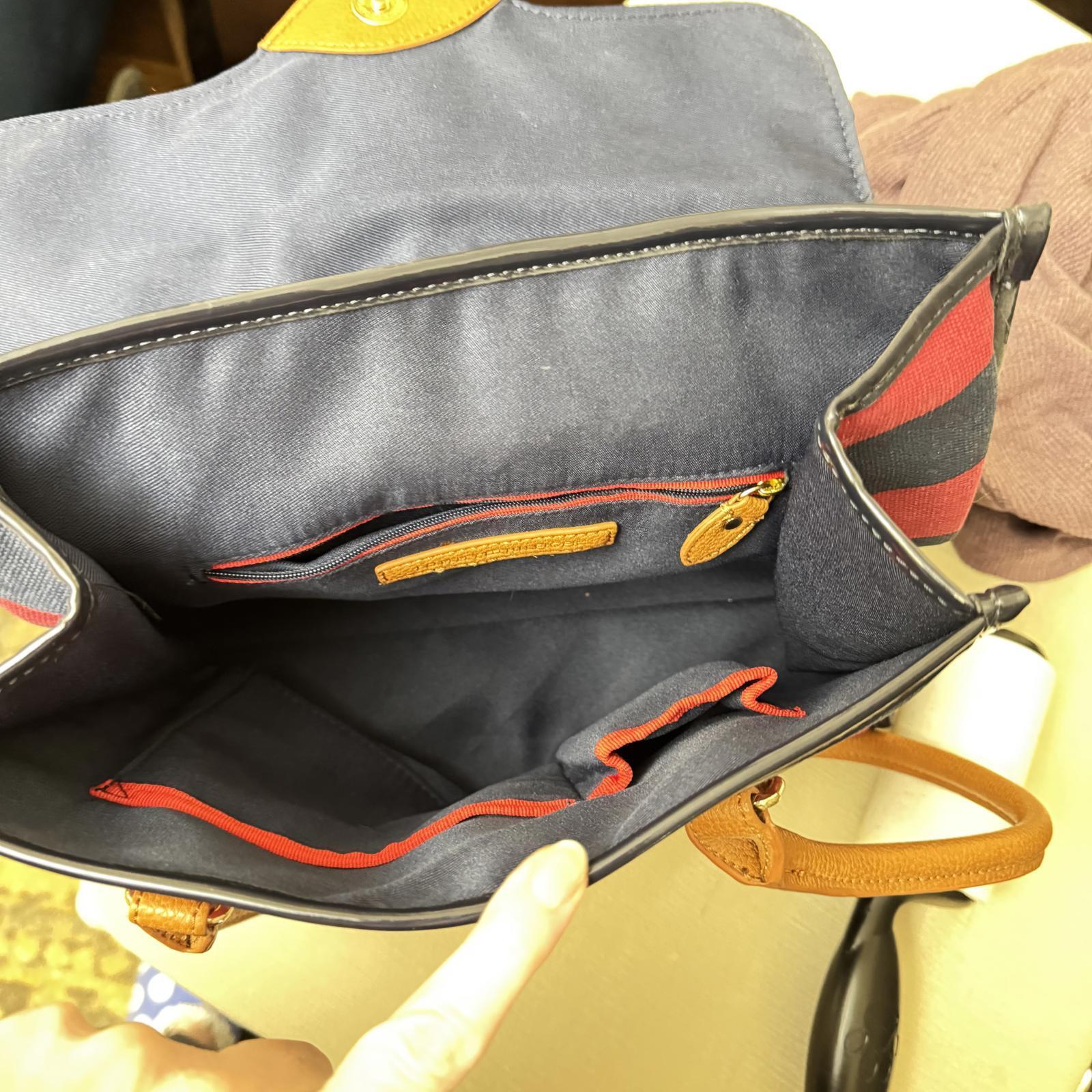 Stylish Tommy Hilfiger Striped Handbag