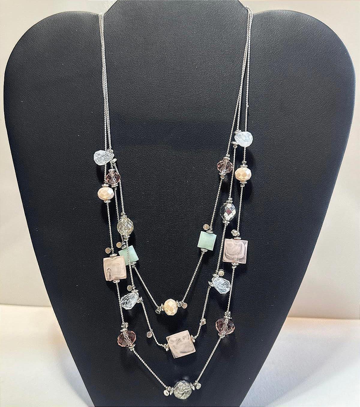 Elegant Multi-Layer Beaded Necklace