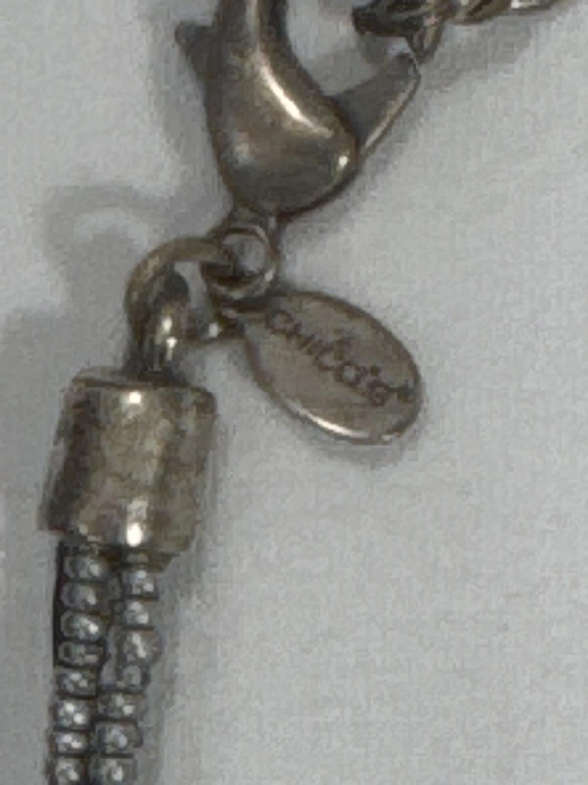 Chicos Red Stone Pendant Slide Necklace