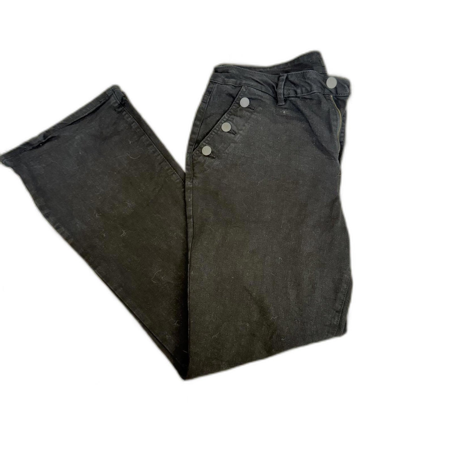 Stylish Black Bootcut Jeans by d.jeans - Size 16