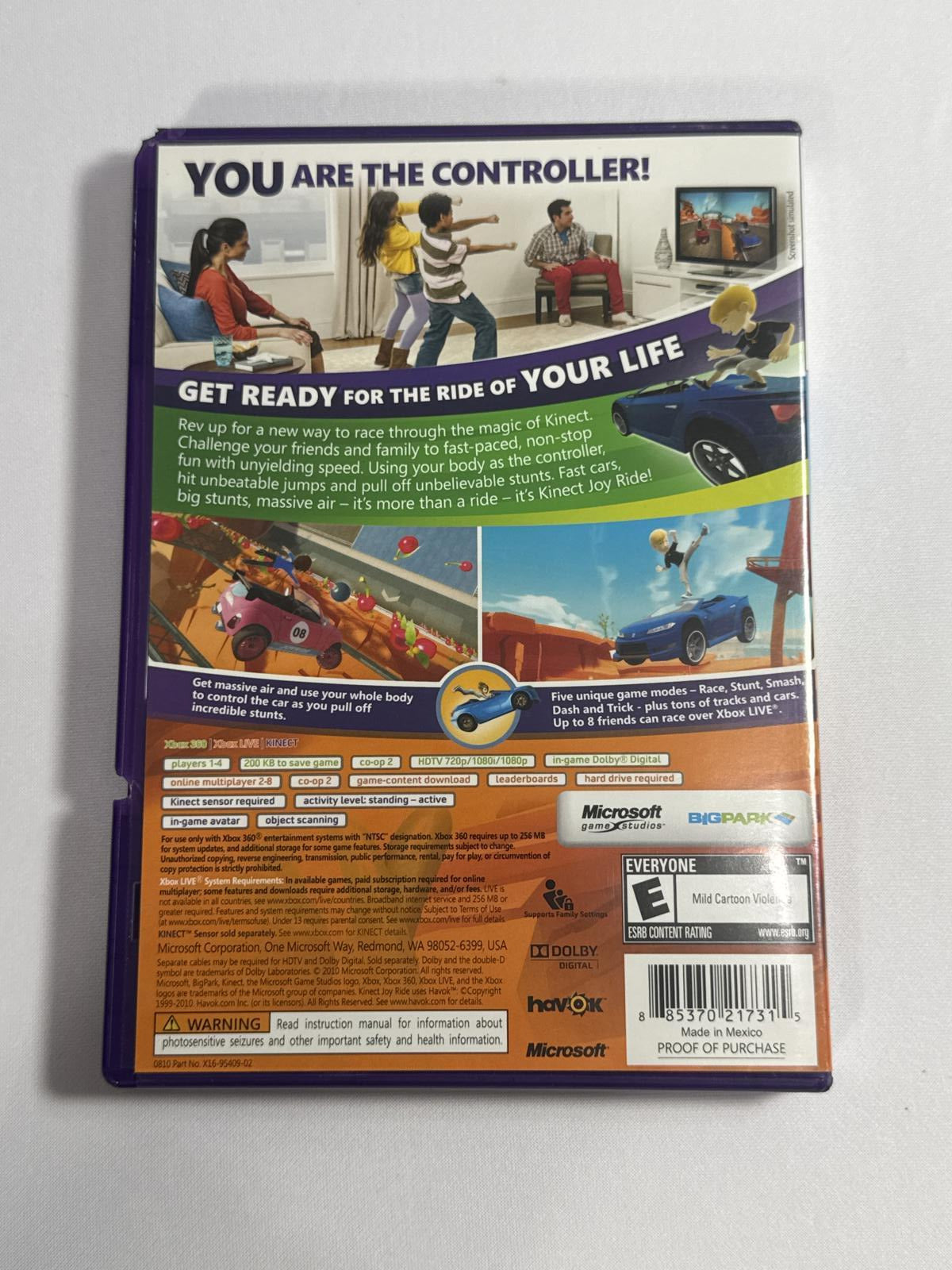 Kinect Joy Ride for Xbox 360 - Family Racing Fun