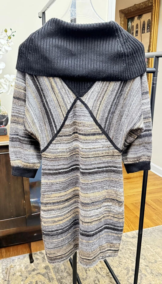 Nine West Cozy Knit Dress with Oversized Cowl Neck