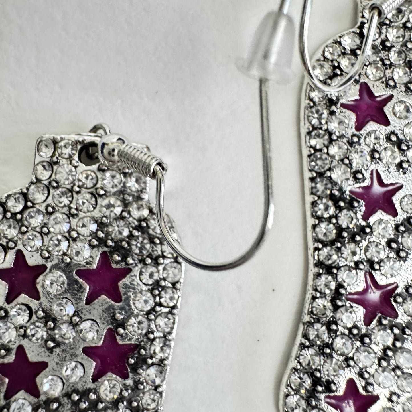 Western Boot Earrings with Stars – Country Rodeo Jewelry - Statement Boho