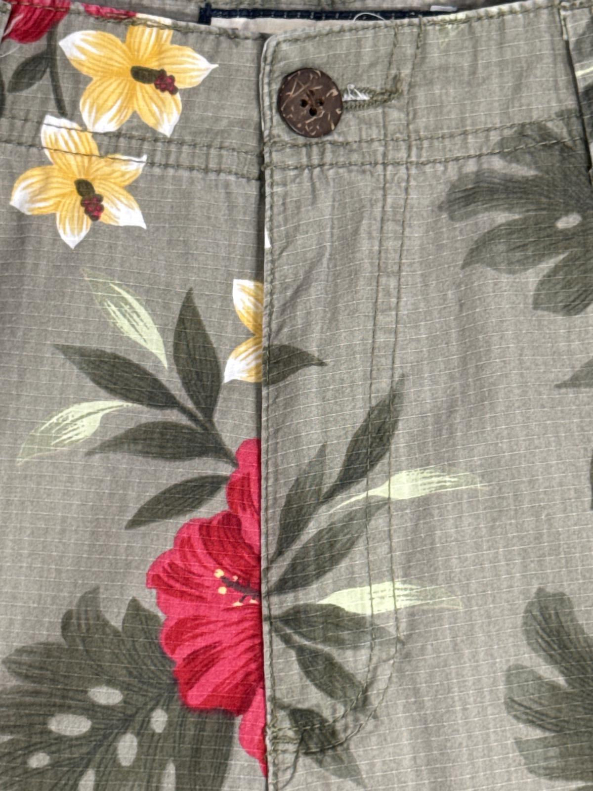 Tropical Floral Print Capris Pants Jamacia Bay Size 10 Spring Summer