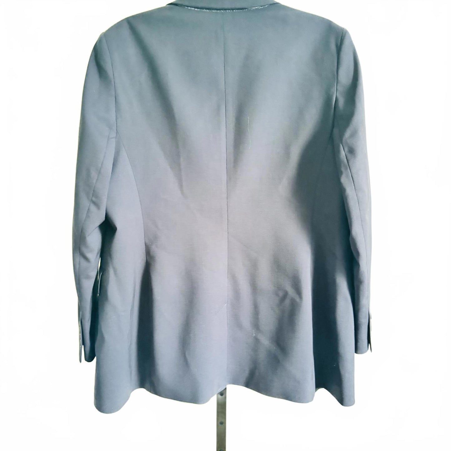 Banana Republic Blazer Women’s Navy Wool Size 12 Italy Fabbrica Alta Lined