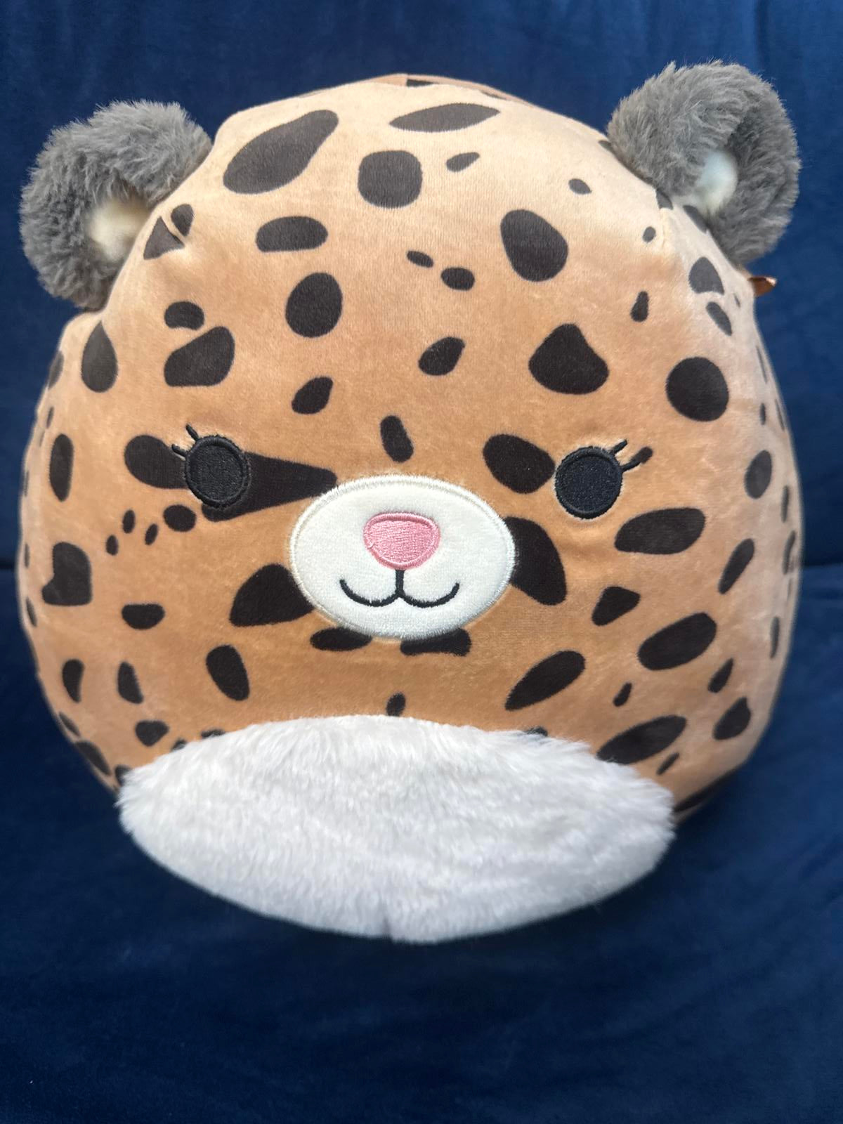 Squishmallows Plush KEI the Cheeta with Fuzzy Belly 11"Official Kellytoy