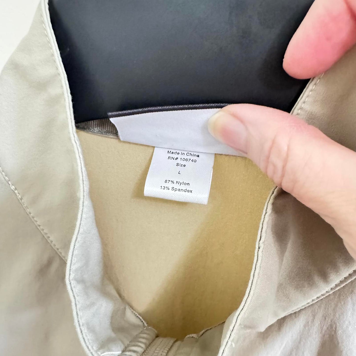 Magellan's Beige Travel Gear Jacket and Pants Set Size L