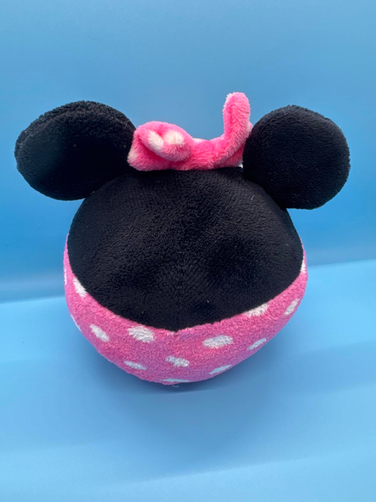Pink Polka Dot TY Disney Beanie Baby Minnie Mouse Plush Toy