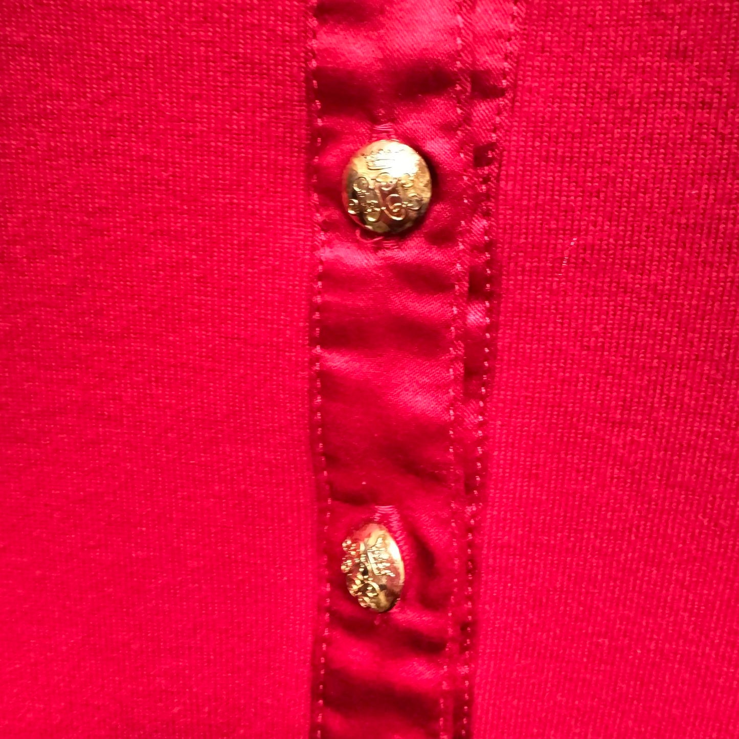Lauren Ralph Lauren Red Long Sleeve Henley Shirt - XL