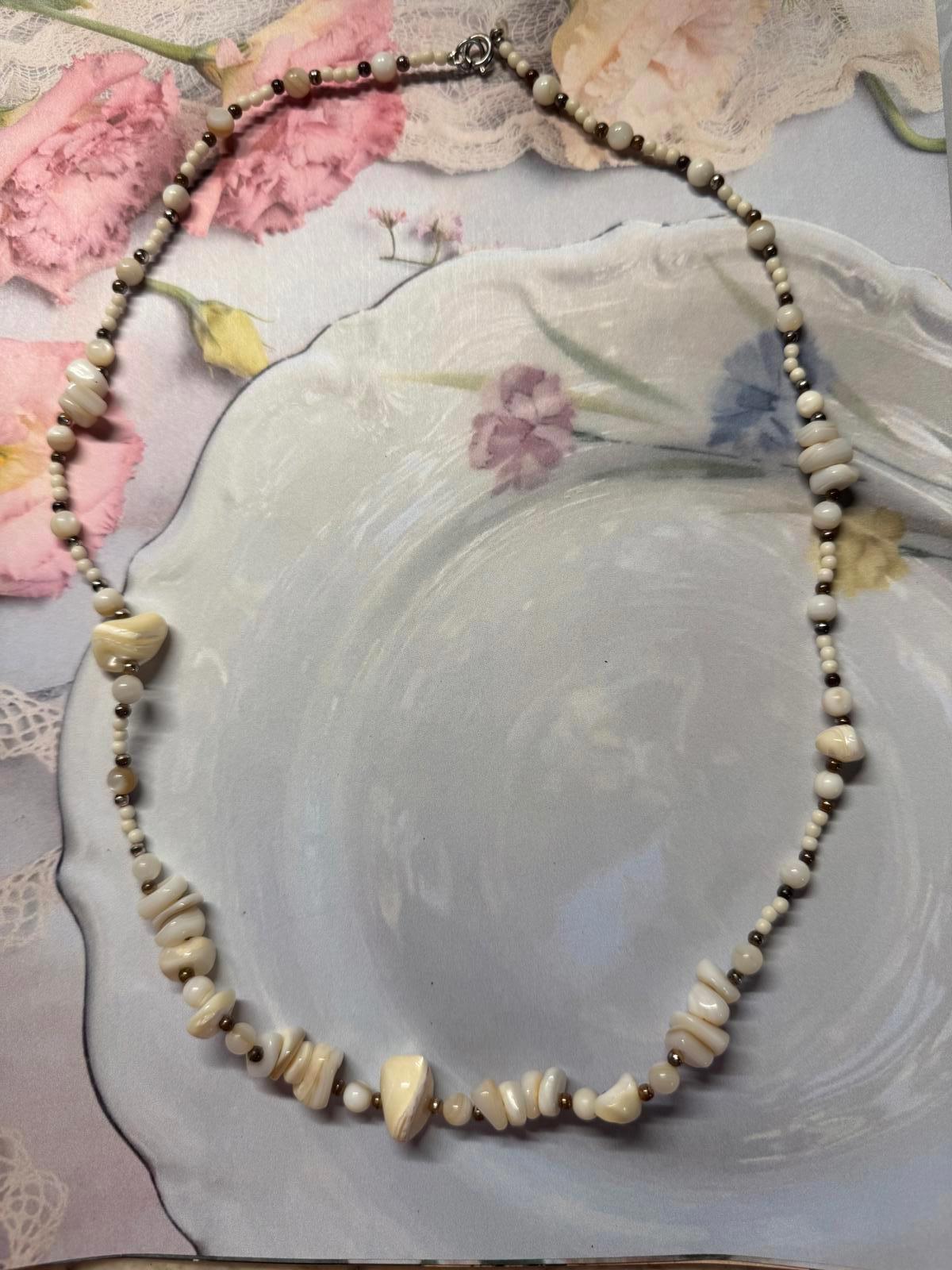 Chic Natural Stone Beaded Necklace