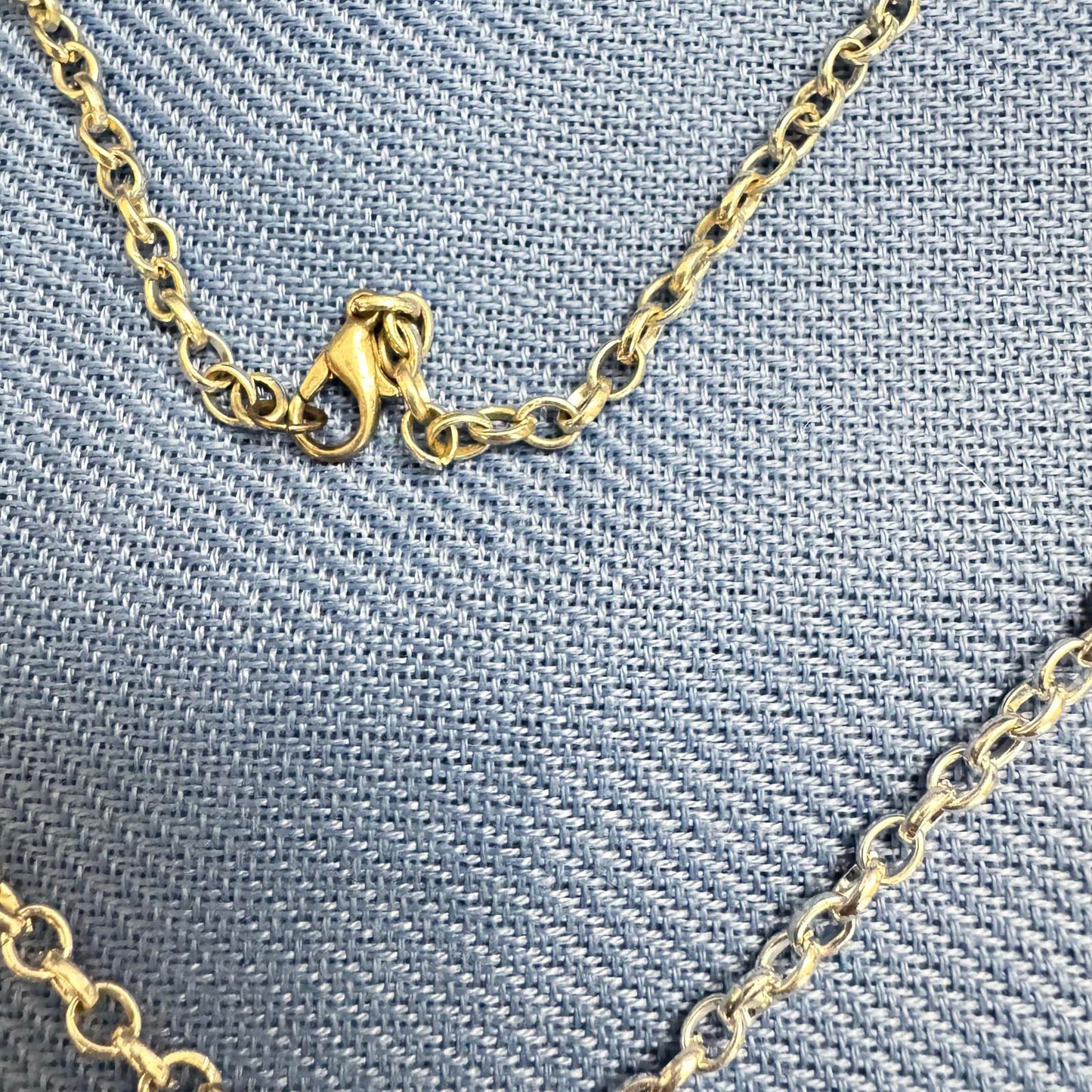 Handcrafted Reclaimed Material Brass Horse Pendant & Tassel Necklace Mixed Metal