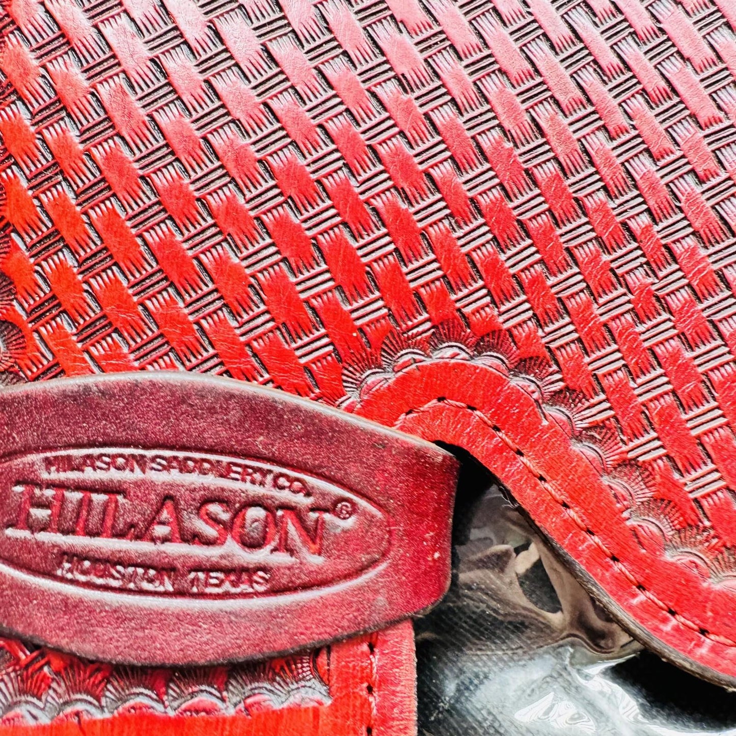 HILASON Replacement Youth Fenders Short Western Saddle Burgundy Red | Leather