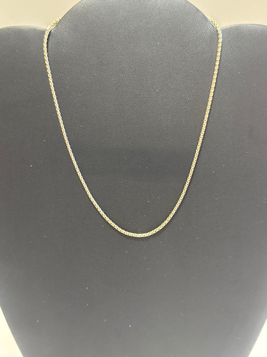 Loft Signed Silver Tone Chain Necklace