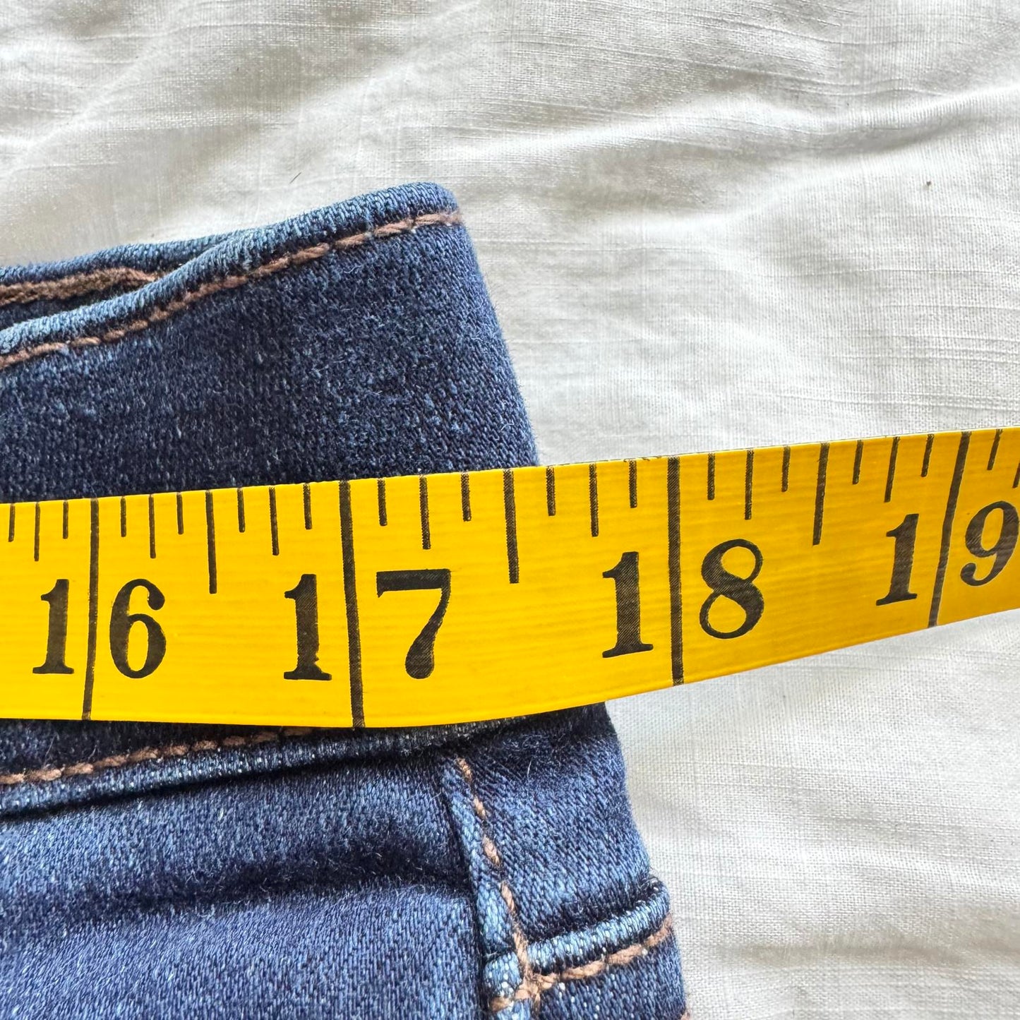 Ann Taylor Skinny Jeans Women’s Blue Stretch Size 6 Mid Rise Denim Pants Clean