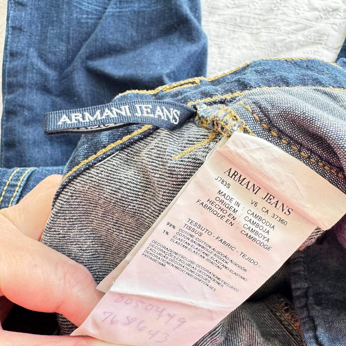 AJ Armani Jeans - Classic Denim - Size 31x31