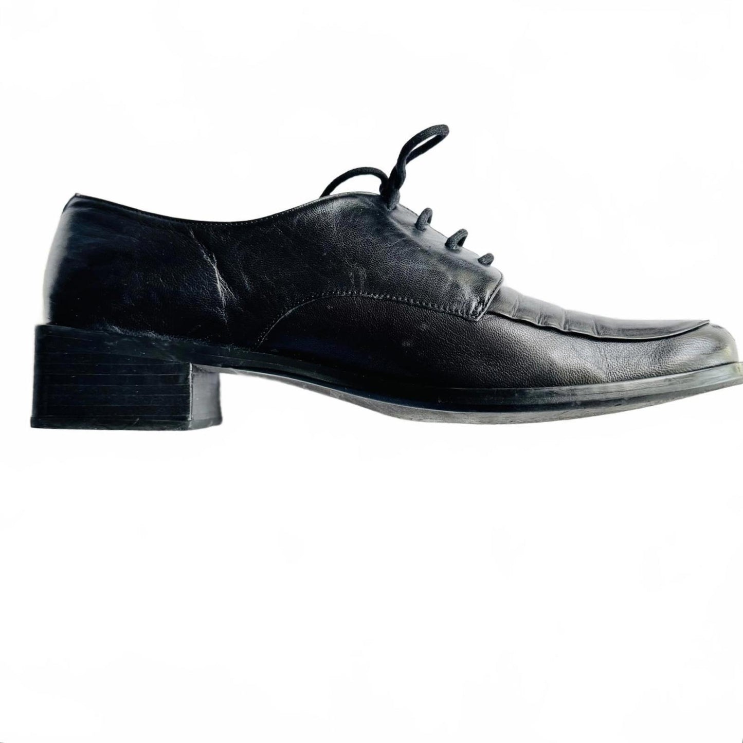 Etienne Aigner Men's Black Dress Leather Shoes Style- Club Size 9