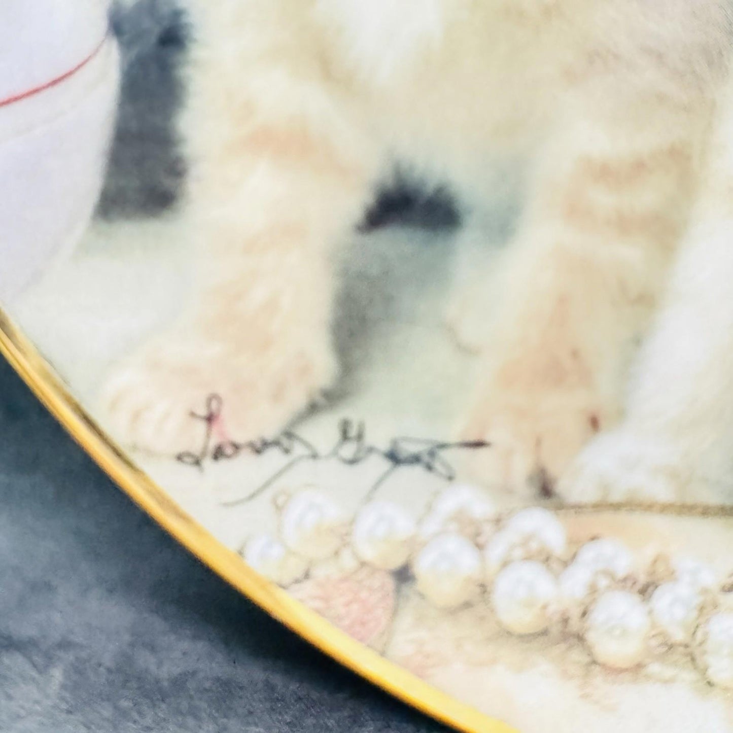 Franklin Mint Collectors Decorative Plates Cozy Companions Kitty Cats Set Of 6