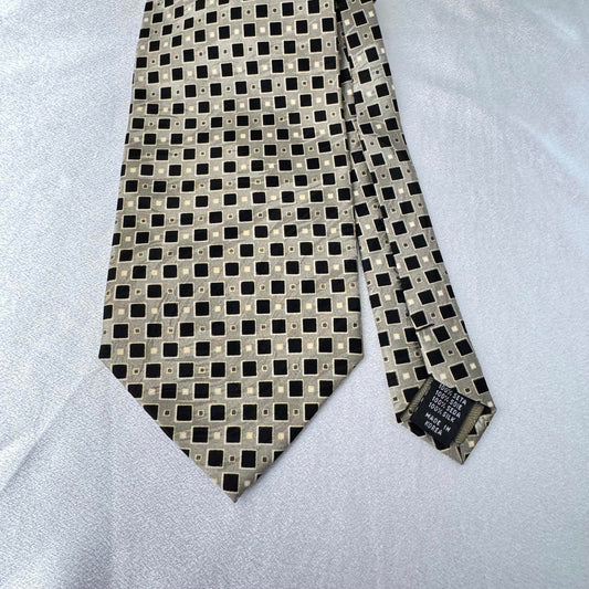 Di Moesio Silk Tie - Geometric Pattern - Luxurious Design
