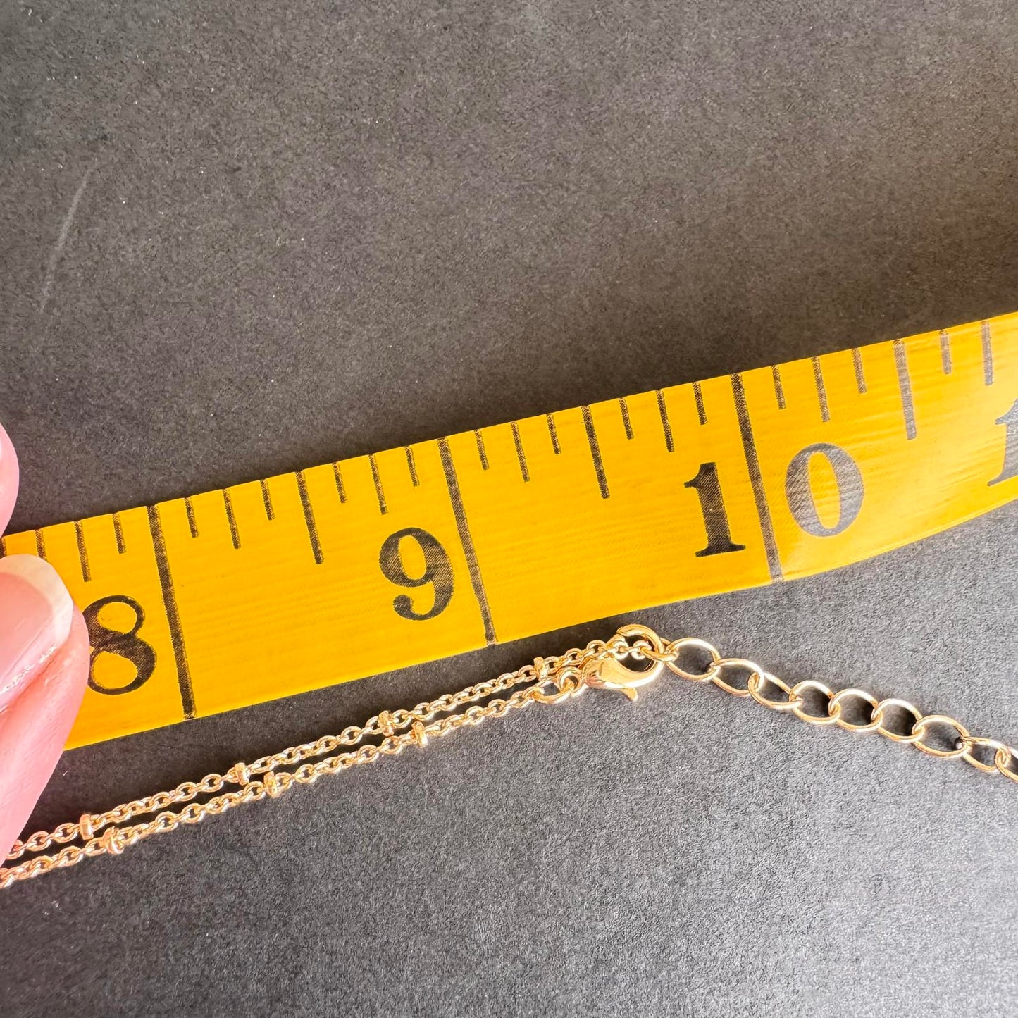 Elegant Gold Tone Monogram K & Star Pendant Necklace