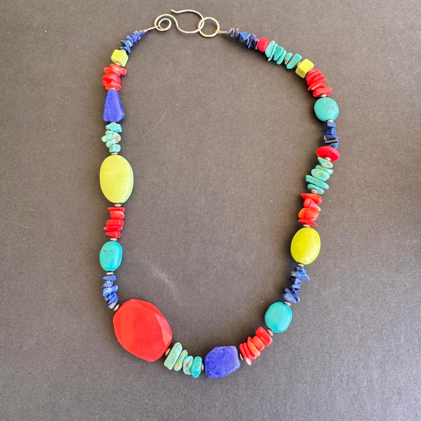 Colorful Multi-Stone Boho Necklace