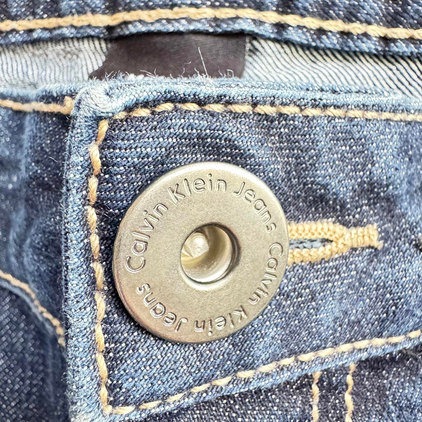 Calvin Klein Flare Jeans Women’s Size 8 Blue Mid Rise Bootcut Stretch Denim